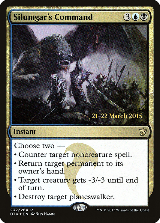 Silumgar's Command (PRE-232S) (Foil)