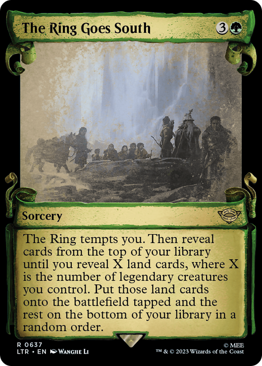 The Ring Goes South (LTR-637) (Showcase) (Scroll) (Foil)