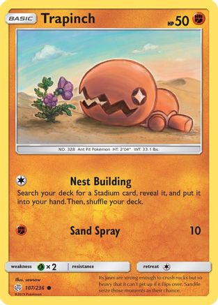 Trapinch (CEC-107) (Reverse Holofoil)