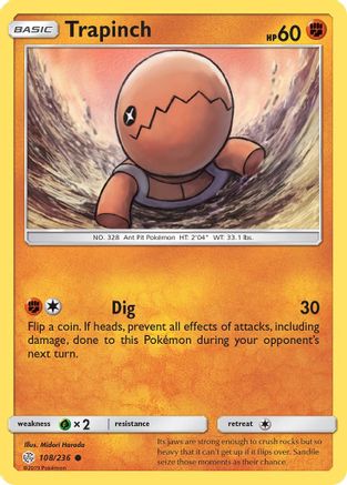Trapinch (CEC-108) (Reverse Holofoil)