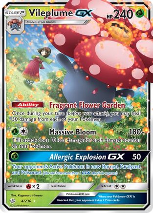 Vileplume GX (CEC-004) (Holofoil)
