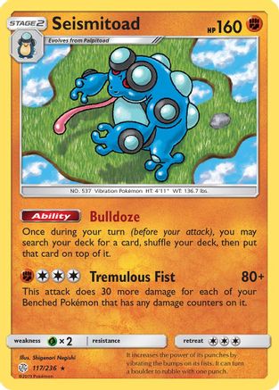 Seismitoad (CEC-117) (Reverse Holofoil)
