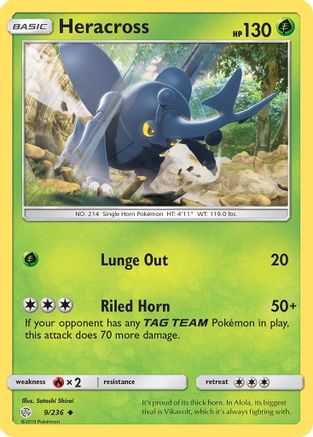 Heracross (CEC-009) (Reverse Holofoil)