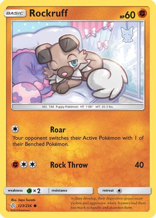 Rockruff (CEC-123) (Reverse Holofoil)