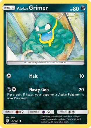 Alolan Grimer (CEC-130) (Reverse Holofoil)