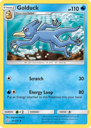 Golduck (CEC-041) (Reverse Holofoil)