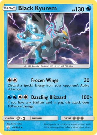 Black Kyurem (CEC-061) (Reverse Holofoil)