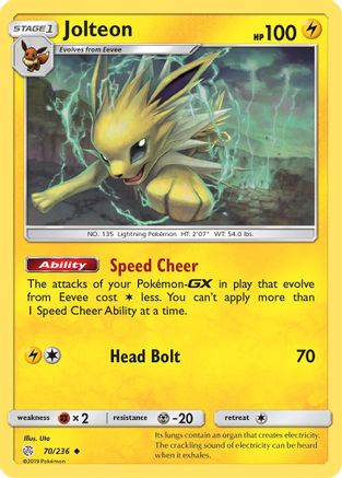 Jolteon (CEC-070) (Reverse Holofoil)
