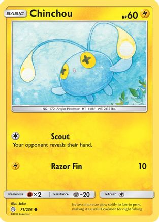 Chinchou (CEC-071) (Reverse Holofoil)