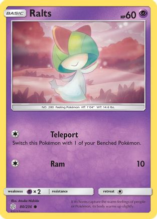 Ralts (CEC-080) (Reverse Holofoil)