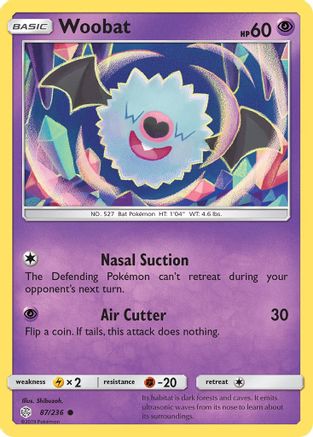 Woobat (CEC-087) (Reverse Holofoil)