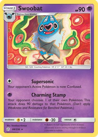 Swoobat (CEC-088) (Reverse Holofoil)