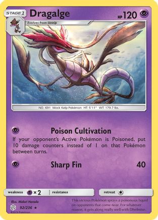 Dragalge (CEC-092) (Reverse Holofoil)