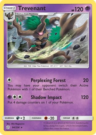 Trevenant (CEC-) (Reverse Holofoil)