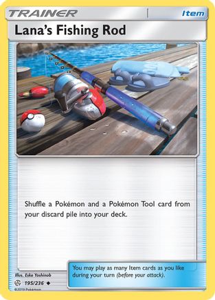 Lana's Fishing Rod (CEC-195) (Reverse Holofoil)