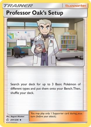 Professor Oak's Setup (CEC-201) (Reverse Holofoil)