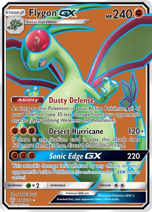 Flygon GX (Full Art) (CEC-) (Holofoil)