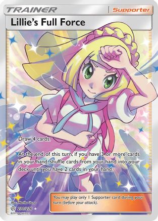 Lillie's Full Force (Full Art) (CEC-) (Holofoil)