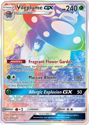 Vileplume GX (Secret) (CEC-) (Holofoil)