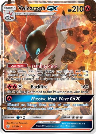 Volcarona GX (CEC-035) (Holofoil)