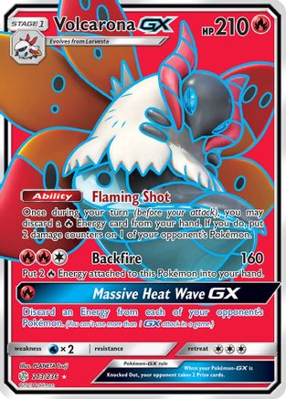 Volcarona GX (Full Art) (CEC-) (Holofoil)