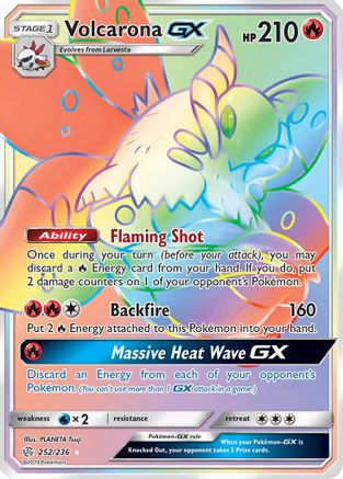 Volcarona GX (Secret) (CEC-) (Holofoil)