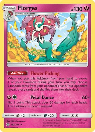 Florges (CEC-152) (Reverse Holofoil)
