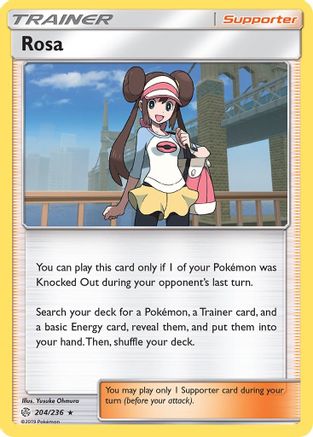 Rosa (CEC-204) (Reverse Holofoil)