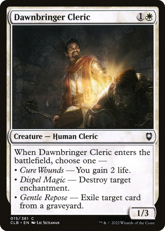 Dawnbringer Cleric (CLB-015) (Foil)