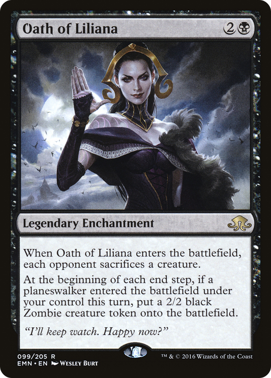 Oath of Liliana (EMN-099) (Foil)