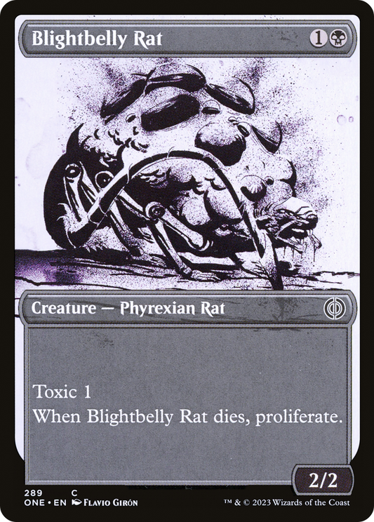 Blightbelly Rat (ONE-289) (Showcase) (Foil)