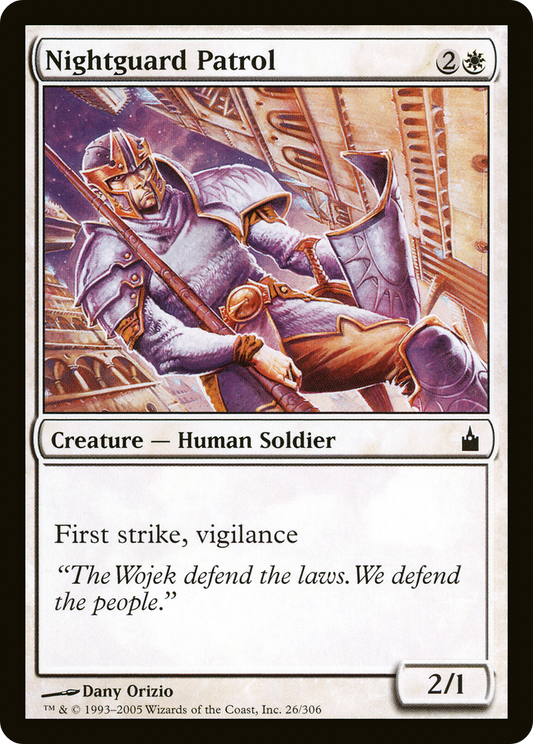 Nightguard Patrol (RAV-026) (Foil)