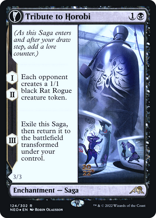 Tribute to Horobi // Echo of Death's Wail (PRE-124S) (Foil)