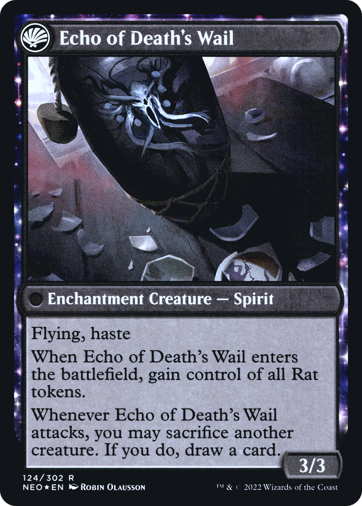 Tribute to Horobi // Echo of Death's Wail (PRE-124S) (Foil)