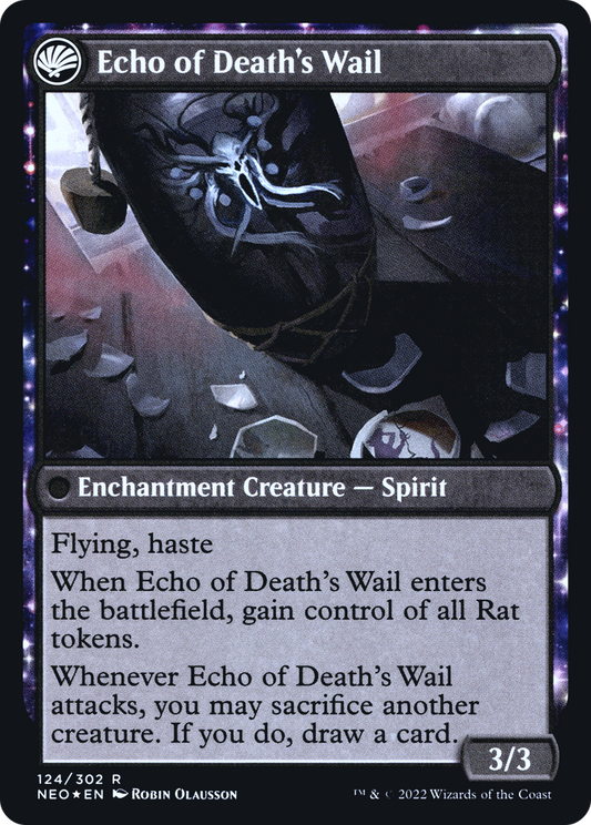 Tribute to Horobi // Echo of Death's Wail (PRE-124S) (Foil)