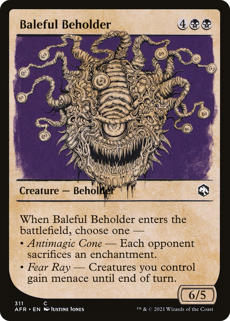 Baleful Beholder (AFR-311) (Showcase) (Foil)