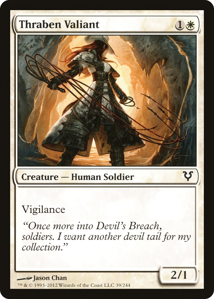 Thraben Valiant (AVR-039) (Foil)