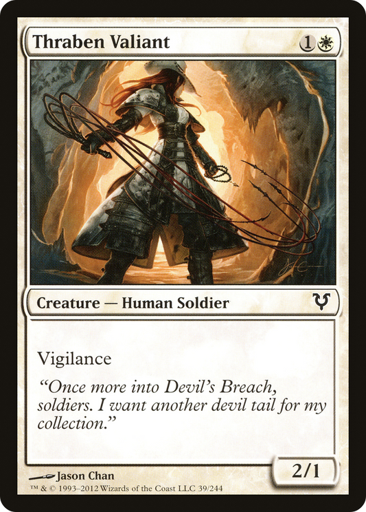 Thraben Valiant (AVR-039) (Foil)