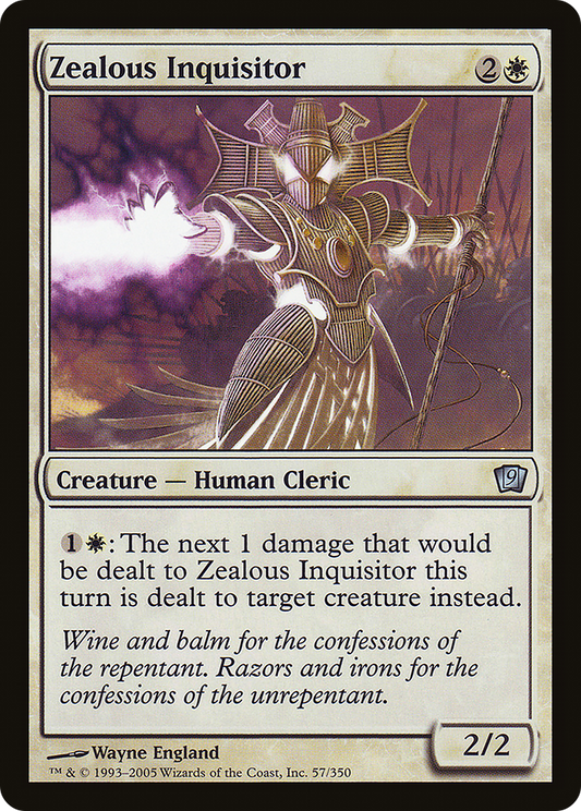 Zealous Inquisitor (9ED-57★) (Foil)