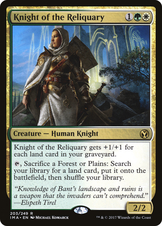 Knight of the Reliquary (IMA-203) (Foil)
