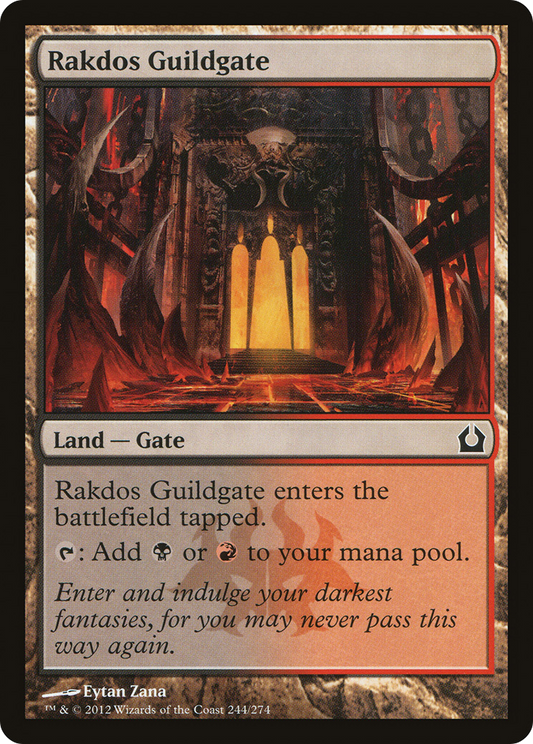 Rakdos Guildgate (RTR-244) (Foil)