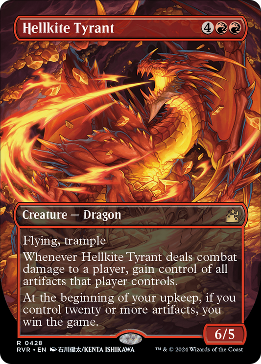 Hellkite Tyrant (RVR-428) (Borderless)