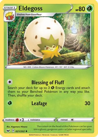 Eldegoss (SSH-021) (Reverse Holofoil)