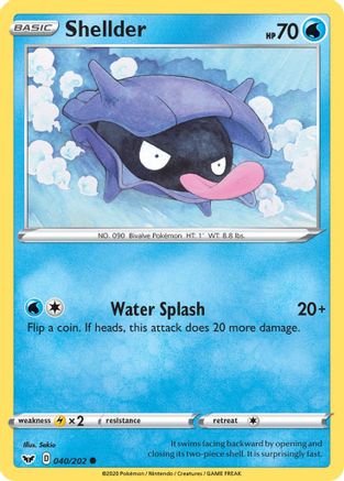 Shellder (SSH-040) (Reverse Holofoil)