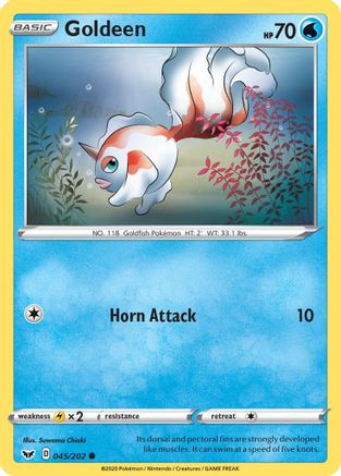 Goldeen (045) (SSH-045) (Reverse Holofoil)