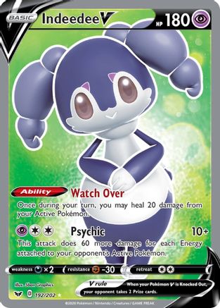 Indeedee V (Full Art) (SSH-192) (Holofoil)