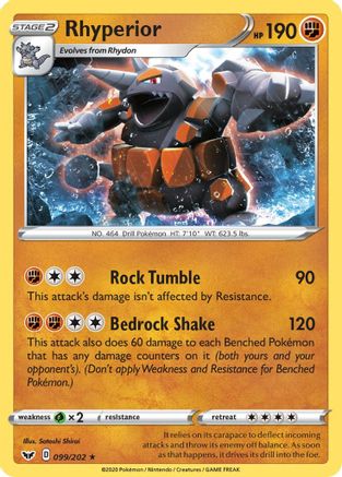 Rhyperior (SSH-099) (Holofoil)