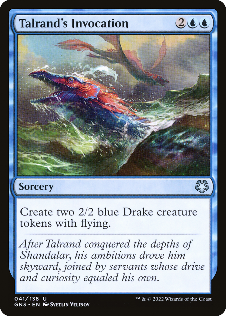 Talrand's Invocation (GN3-041)