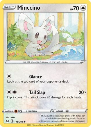 Minccino (145) (SSH-145) (Reverse Holofoil)