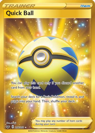 Quick Ball (Secret) (SSH-216) (Holofoil)